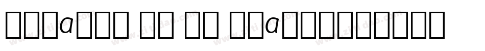 Chianti It BT Italic字体转换